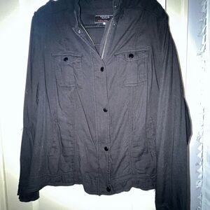 Torrid black Military Field Jacket